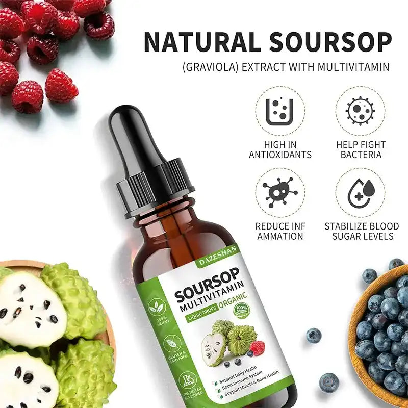 Soursop Immune Drops: Daily Defense For Your Future