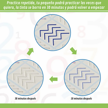 Magic Book - Kit 4 Notebooks + 5 Magic Pens 