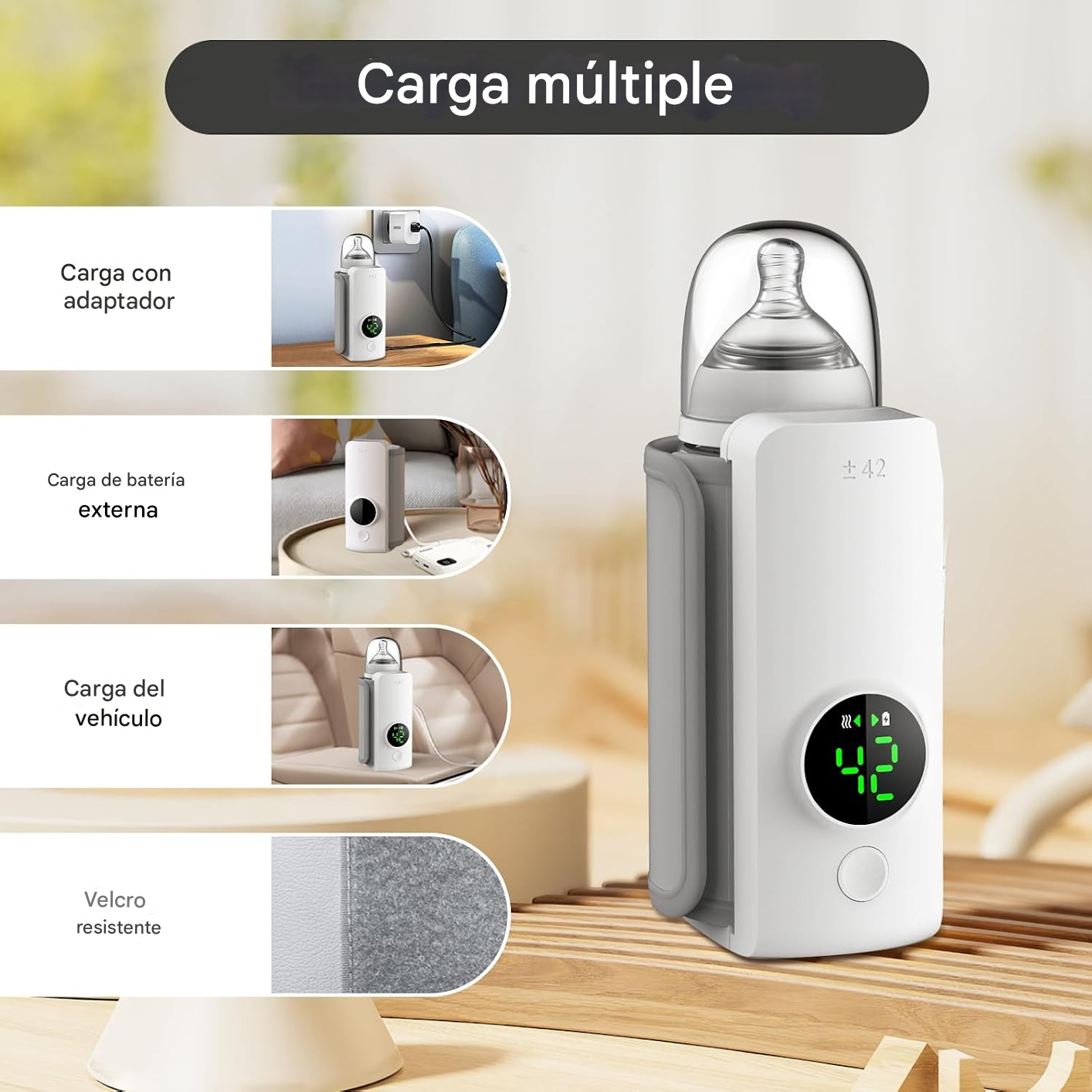 Calentador De Biberones Portátil, Inalámbrico Para Viajar KinmeitWader™