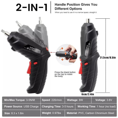 BricoVolt Pro™: El Destornillador Inteligente para el Bricolaje de Alto Nivel