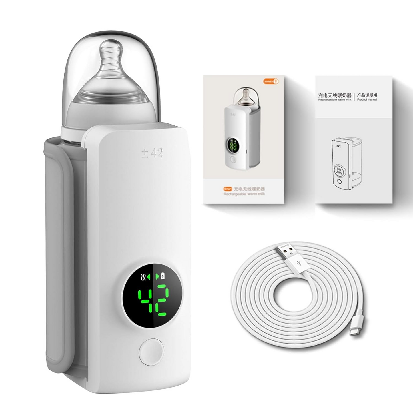 Calentador De Biberones Portátil, Inalámbrico Para Viajar KinmeitWader™