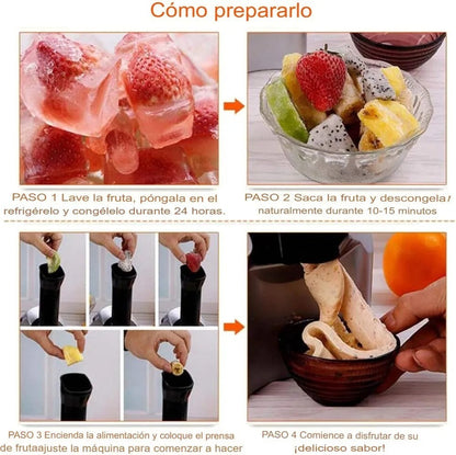 MACHINE FOR MAKING HEALTHY ARTISAN AND VEGAN FRUIT ICE CREAM - FROSTIFY® 