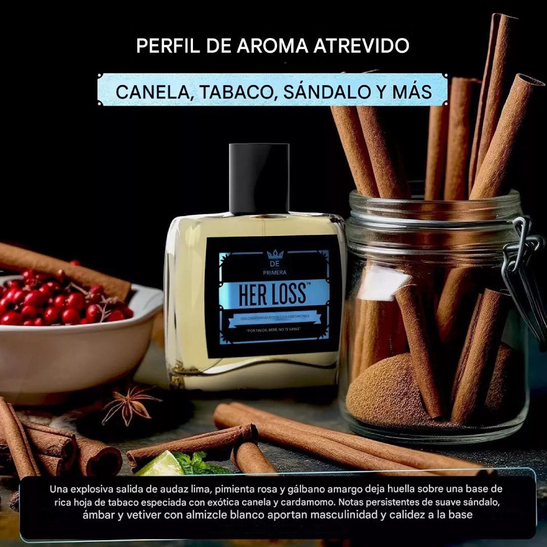 HER LOSS - PERFUME CON FEROMONAS QUE LAS ATRAE