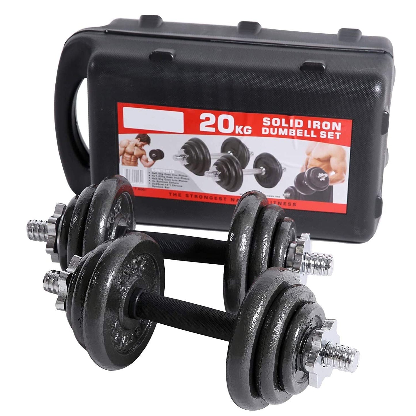 💪 Equipamiento Premium para Resultados Reales – Kit de Mancuernas 21KG