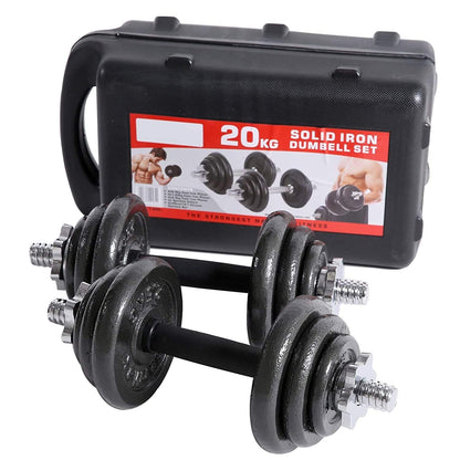 💪 Equipamiento Premium para Resultados Reales – Kit de Mancuernas 21KG